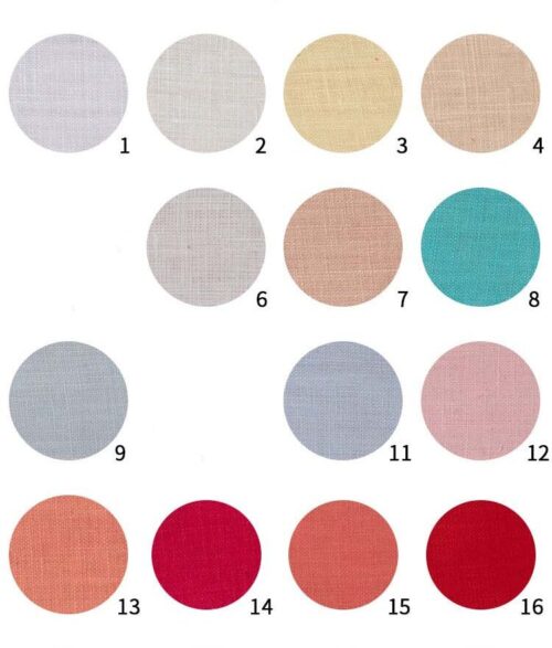 Wholesale 100% Flax Linen Plain Weave Apparel Fabric for Clothing Autumn Spring & Summer Clothing