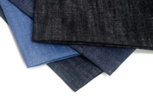 55%Linen 45%Cotton 230gsm Denim Fabric - No Fading Washed Material for Jeans - High Quality Clothing Textile