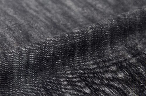 55%Linen 45%Cotton 230gsm Denim Fabric - No Fading Washed Material for Jeans - High Quality Clothing Textile