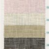 Washed Ramie Cotton Houndstooth Textile 262g Slightly Brushed Surface Natural Comfortable Ramie Fabric