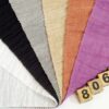 Manufacturers Wholesale 55% Ramie 45% Cotton Woven Crepe 210gsm Autumn Winter Clothing Fabric-for Dresses and Curtains