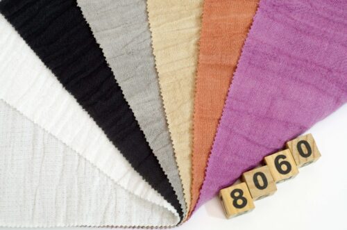 Manufacturers Wholesale 55% Ramie 45% Cotton Woven Crepe 210gsm Autumn Winter Clothing Fabric-for Dresses and Curtains