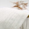 Manufacturers Wholesale 55% Ramie 45% Cotton Woven Crepe 210gsm Autumn Winter Clothing Fabric-for Dresses and Curtains