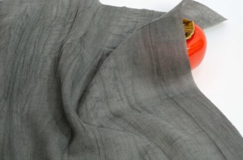 Breathable Ramie Tencel Twill Fabric 90g Lightweight and Textured Ramie Tencel Fabric for Spring Summer Clothing