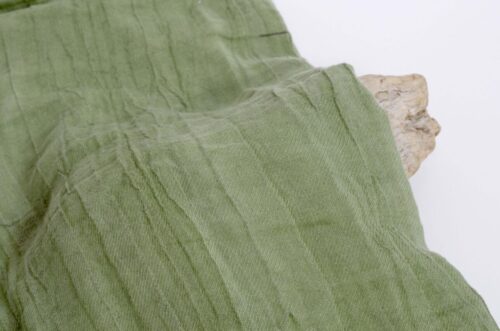 Breathable Ramie Tencel Twill Fabric 90g Lightweight and Textured Ramie Tencel Fabric for Spring Summer Clothing