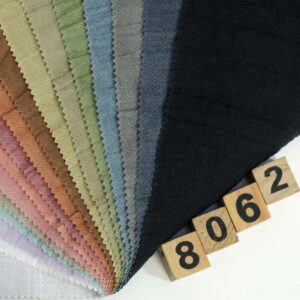 Breathable Ramie Tencel Twill Fabric 90g Lightweight and Textured Ramie Tencel Fabric for Spring Summer Clothing