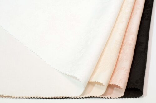 Elegant Floral Fabric with Rose Essence 25%Rose 75%Filament 190gsm Drapable Satin Jacquard Rose Fabric