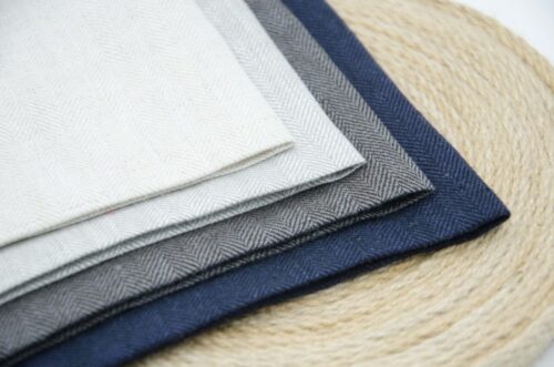 100% Pure Linen Fabric for Spring & Autumn – 135cm Width, 192g Weight, Ideal for Fashion Designers #1222