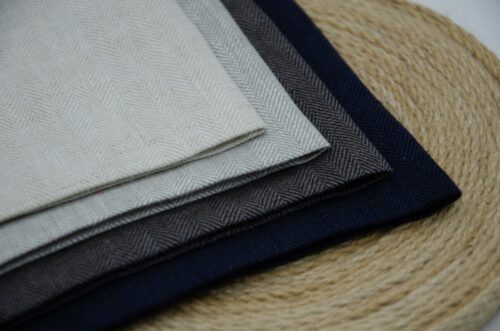 100% Pure Linen Fabric for Spring & Autumn – 135cm Width, 192g Weight, Ideal for Fashion Designers #1222