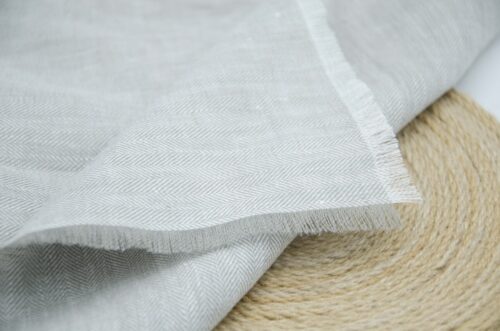 100% Pure Linen Fabric for Spring & Autumn – 135cm Width, 192g Weight, Ideal for Fashion Designers #1222