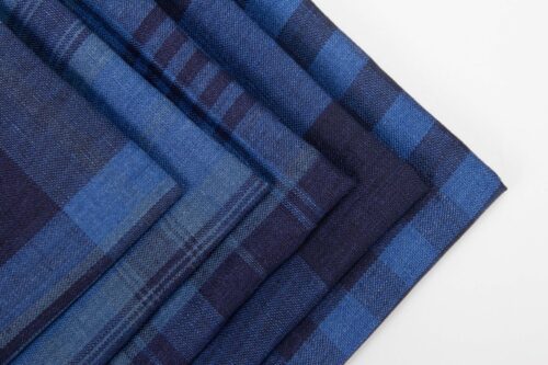 Yarn-Dyed 100% Linen Fabric with 3D Texture – 135cm Width, 123g Weight, Ideal for Spring & Summer Shirts & Pants #1240