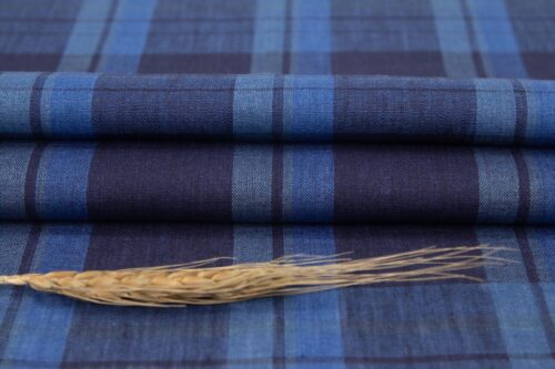 Yarn-Dyed 100% Linen Fabric with 3D Texture – 135cm Width, 123g Weight, Ideal for Spring & Summer Shirts & Pants #1240
