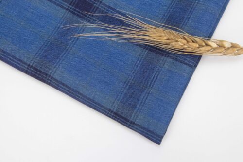 Yarn-Dyed 100% Linen Fabric with 3D Texture – 135cm Width, 123g Weight, Ideal for Spring & Summer Shirts & Pants #1240