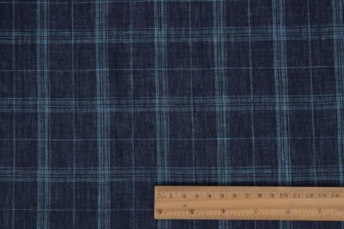 Yarn-Dyed 100% Linen Fabric with Layered Texture – 135cm Width, 140g Weight, Perfect for Spring & Summer Apparel #1241