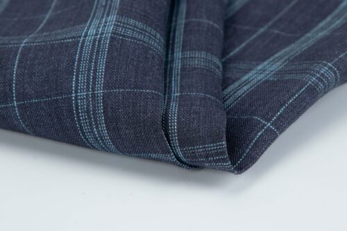 Yarn-Dyed 100% Linen Fabric with Layered Texture – 135cm Width, 140g Weight, Perfect for Spring & Summer Apparel #1241