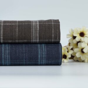 Yarn-Dyed 100% Linen Fabric with Layered Texture – 135cm Width, 140g Weight, Perfect for Spring & Summer Apparel #1241