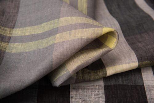 Eco-Friendly 100% Linen Fabric for Spring & Summer – 135cm Width, 114g Weight, Sustainable & Breathable #1253