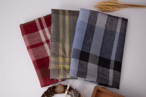 Eco-Friendly 100% Linen Fabric for Spring & Summer – 135cm Width, 114g Weight, Sustainable & Breathable #1253