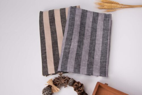 Minimalist 100% Linen Fabric for Spring & Summer – 135cm Width, 113g Weight, Ideal for Modern Designs #1254