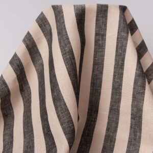 Minimalist 100% Linen Fabric for Spring & Summer – 135cm Width, 113g Weight, Ideal for Modern Designs #1254